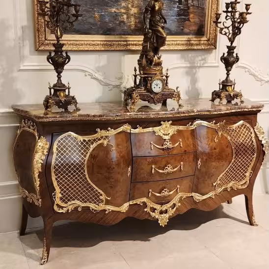 کنسول چوبی شیک بدون آینه