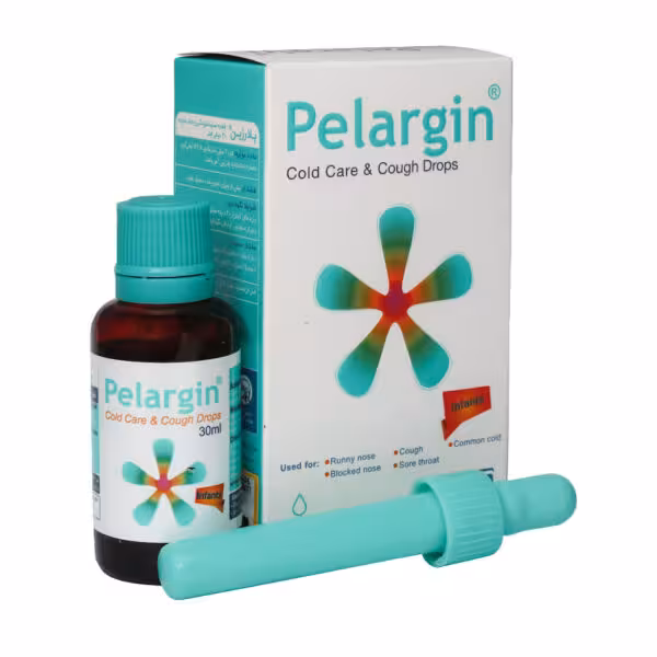 قطره سرماخوردگی و ضد سرفه پلارژین پارس گیتا دارو Pars Gita Darou Pelargin Drops