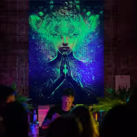 بکدراپ پارچه ای بلک لایت سایز 220*180 کد 220004