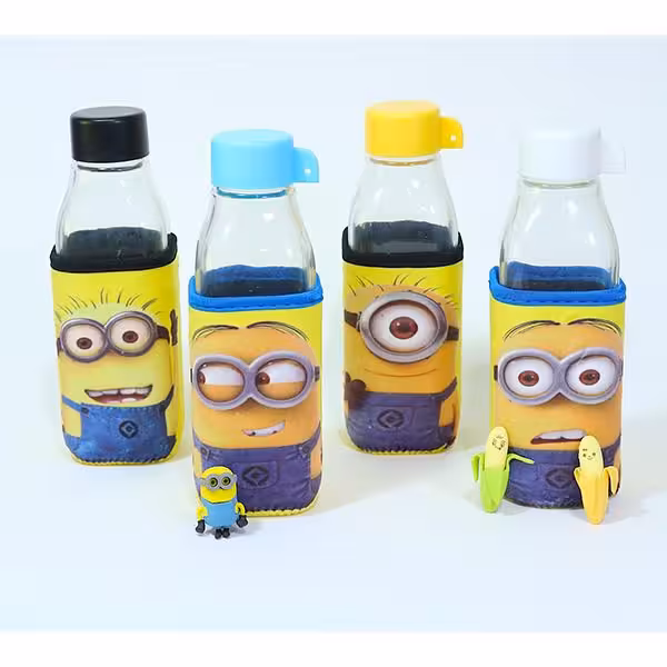 بطری نوشیدنی شیشه ای مینیون