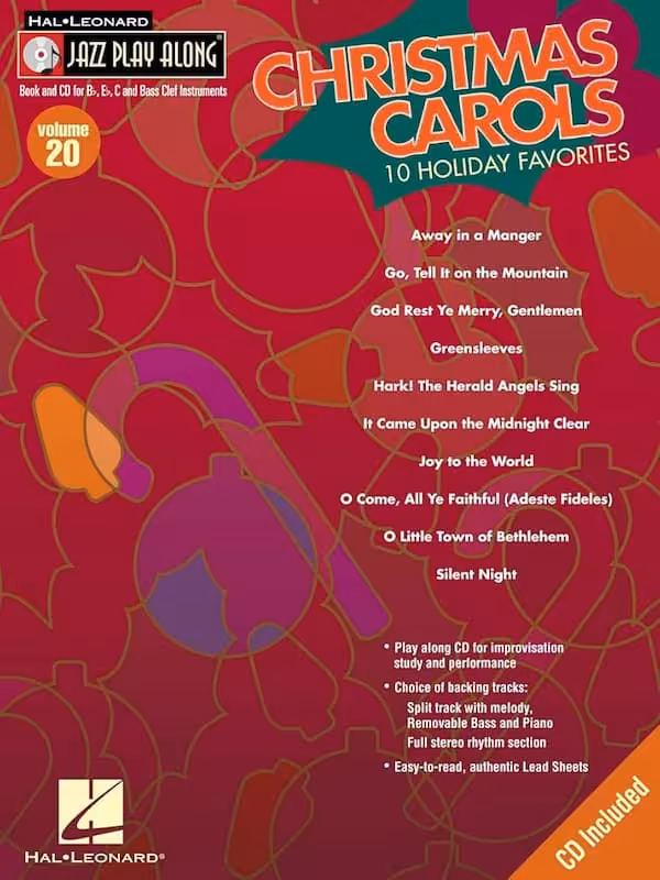 Jazz Playalong Vol 20 – Christmas Carols For Alto And Tenor
