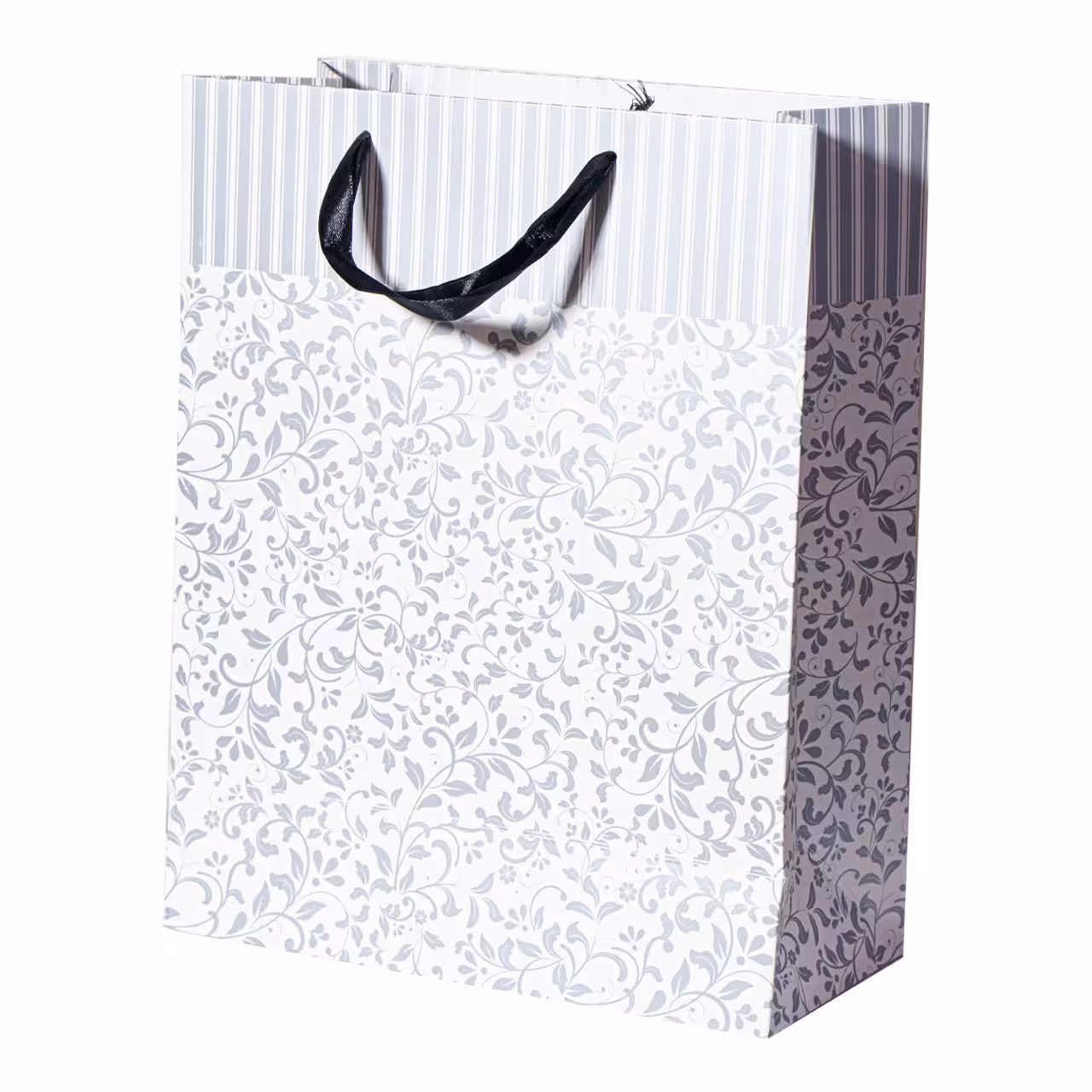 ساک دستی گلاسه طرح برگ سایز 33×26 سانتی متری