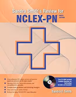 خرید و دانلود نسخه کامل کتاب Sandra Smith's Review for NCLEX-PN (Sandra Smith's Review for the NCLEX-PN) (9th Edition)