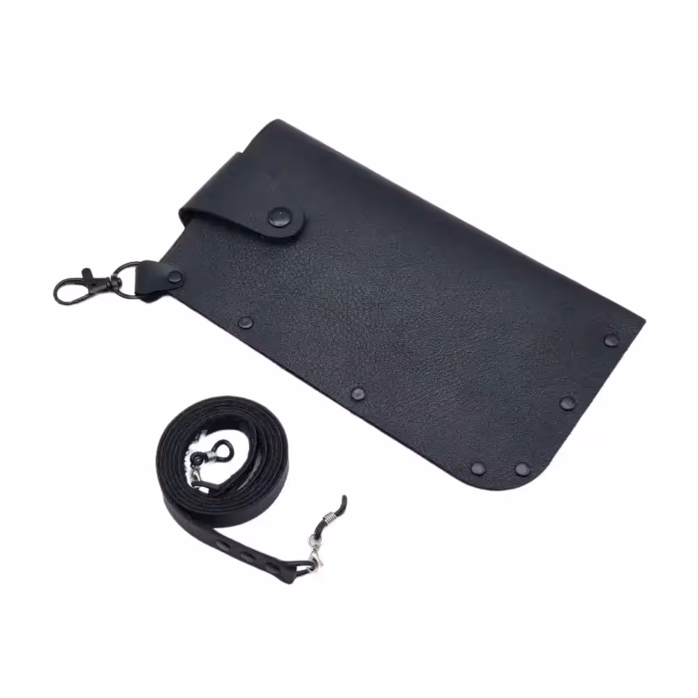 ست کیف و بند عینک رنگ مشکی