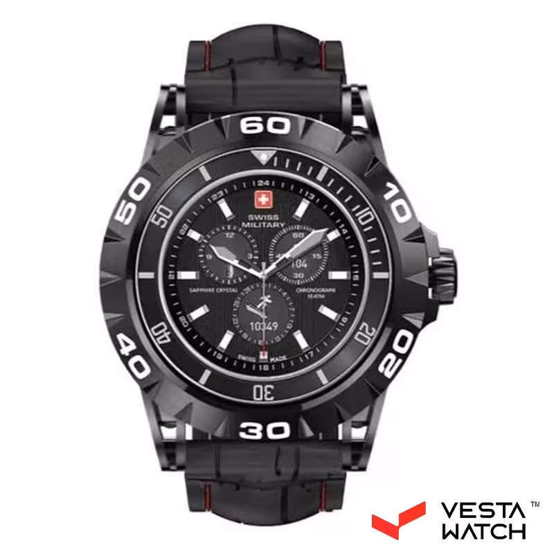 ساعت مچی هوشمند سوئیس میلیتاری SWISS MILITARY مدل  SM-WCH-DOM2-BF/BLSS