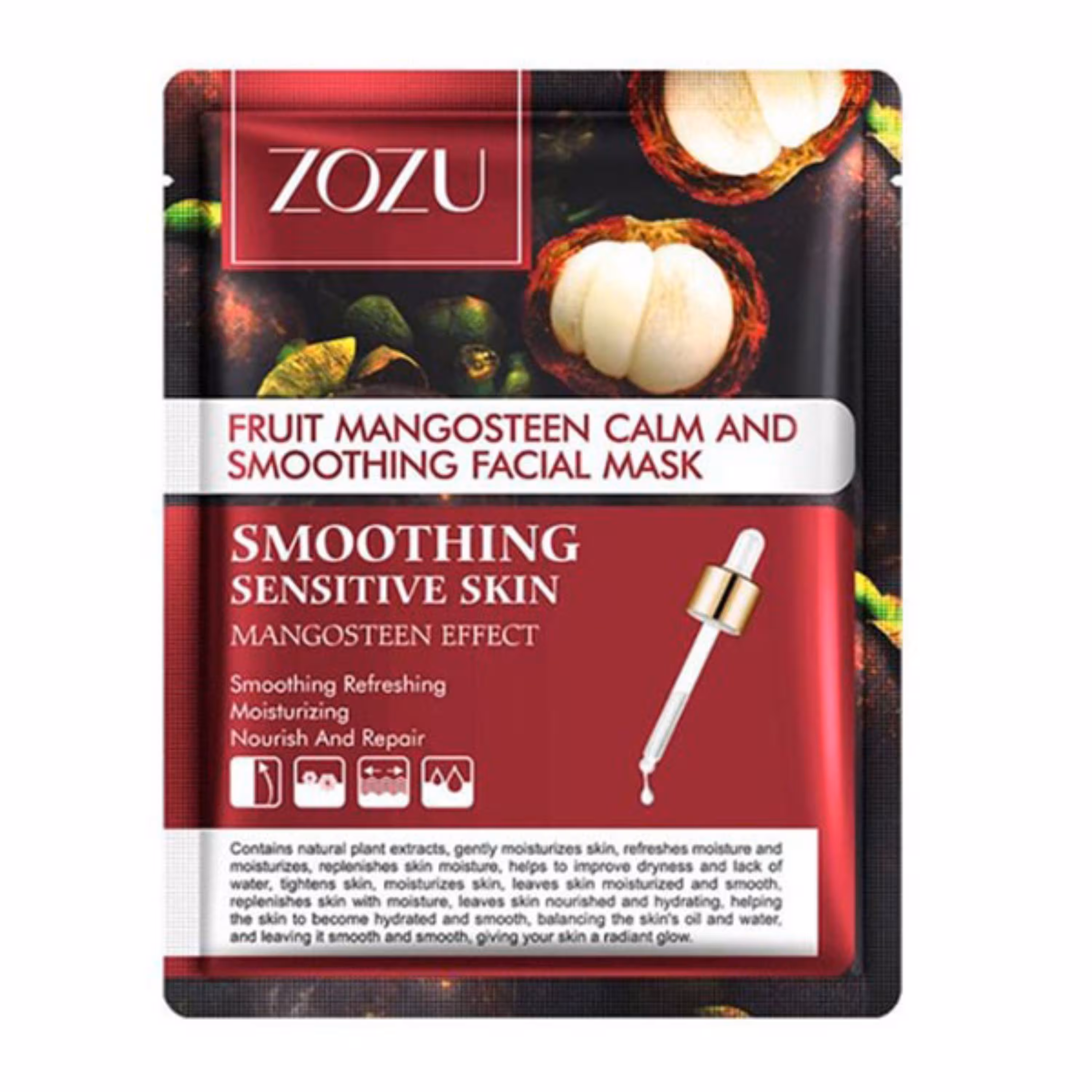 ماسک ورقه ای صورت زوزو مدل Mangosteen