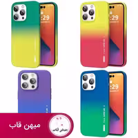قاب گوشی آیفون X-level Rainbow ایکس لول - کد (91220)