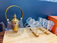 کتری پیرکس فنجان شش عددی استند Q1037-7