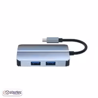 هاب 5 پورت USB-C/Type-C مدل BYL-2112 | مجهز به پورت اترنت با سرعت 100Mbps