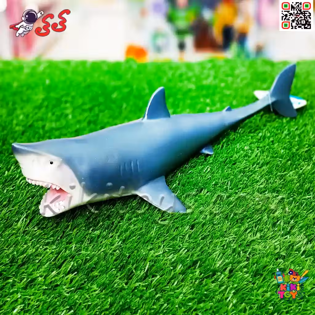 فیگور کوسه حیوانات دریایی اسباب بازی سیلیکونی نرم Shark Figure