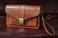 کیف مدارک دستی دوفضا چرم کد 101859