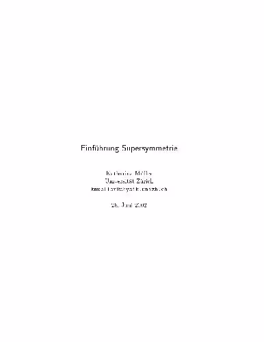 خرید و دانلود نسخه کامل کتاب Einfuehrung Supersymmetrie 001