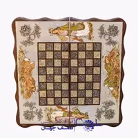 تخته نرد و شطرنج 50 سانتی دالبر مینیاتور کدdc53