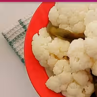 ترشی گل کلم سفید(پاکتی،عرضه اولیه)