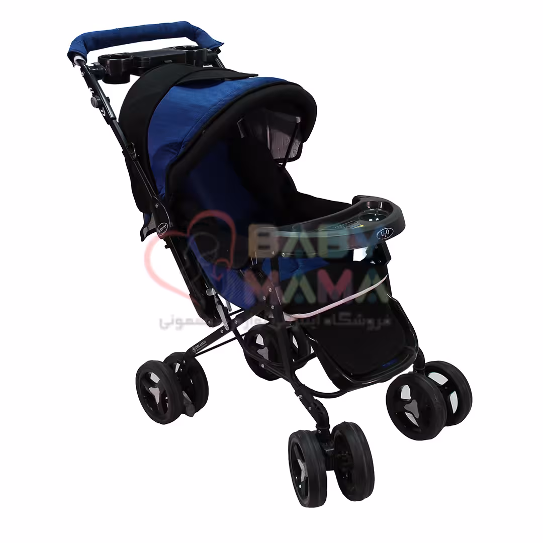 کالسکه تک دلیجان مدل کنتی پارچه ای ساده