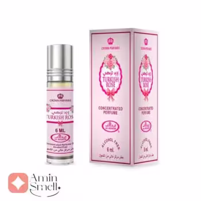 عطر زنانه ورد ترکی الرحاب 6 میل | Turkish rose al rehab 6 mil