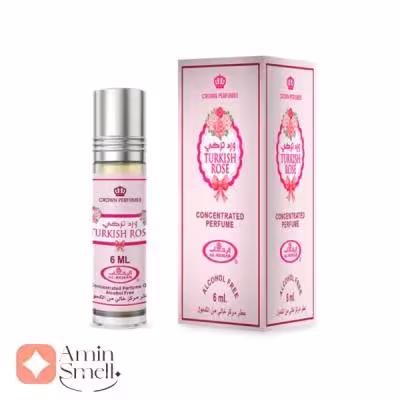 عطر زنانه ورد ترکی الرحاب 6 میل | Turkish rose al rehab 6 mil