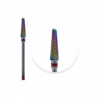 سر سوهان مخروطی کوچک روکش کروم