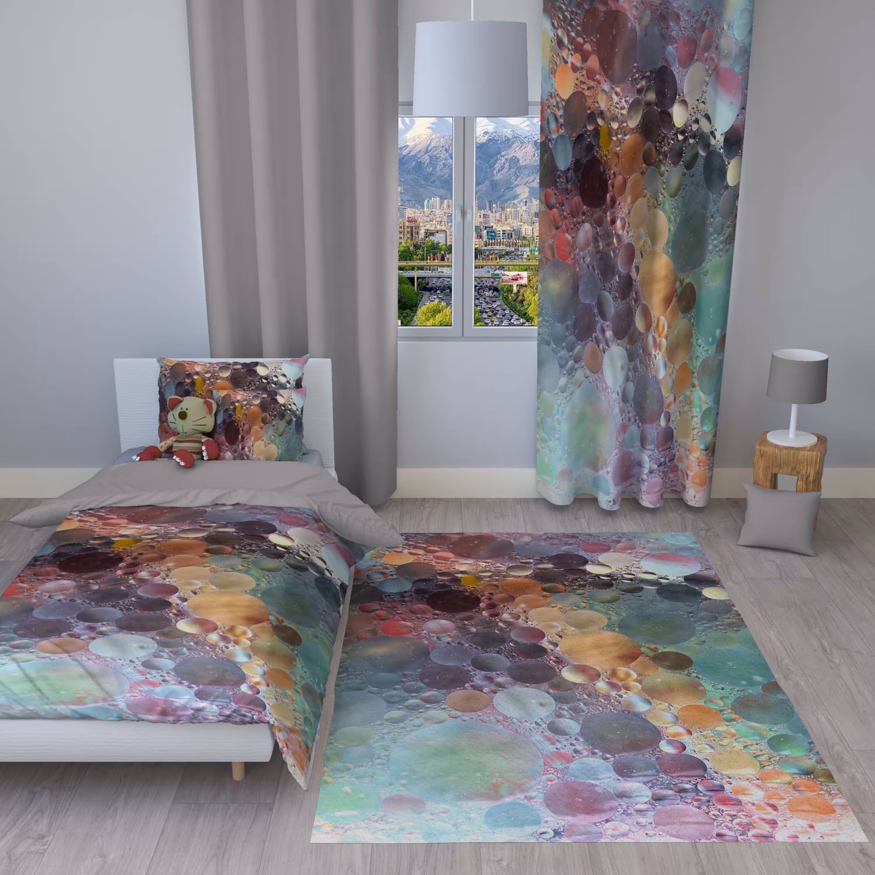 سرویس روتختی مدل 150 یک نفره 4 تکه سایز 140x230