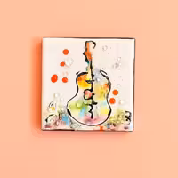 مگنت سرامیکی رنگین طرح دو