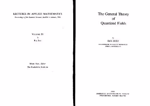 خرید و دانلود نسخه کامل کتاب General theory of quantized fields