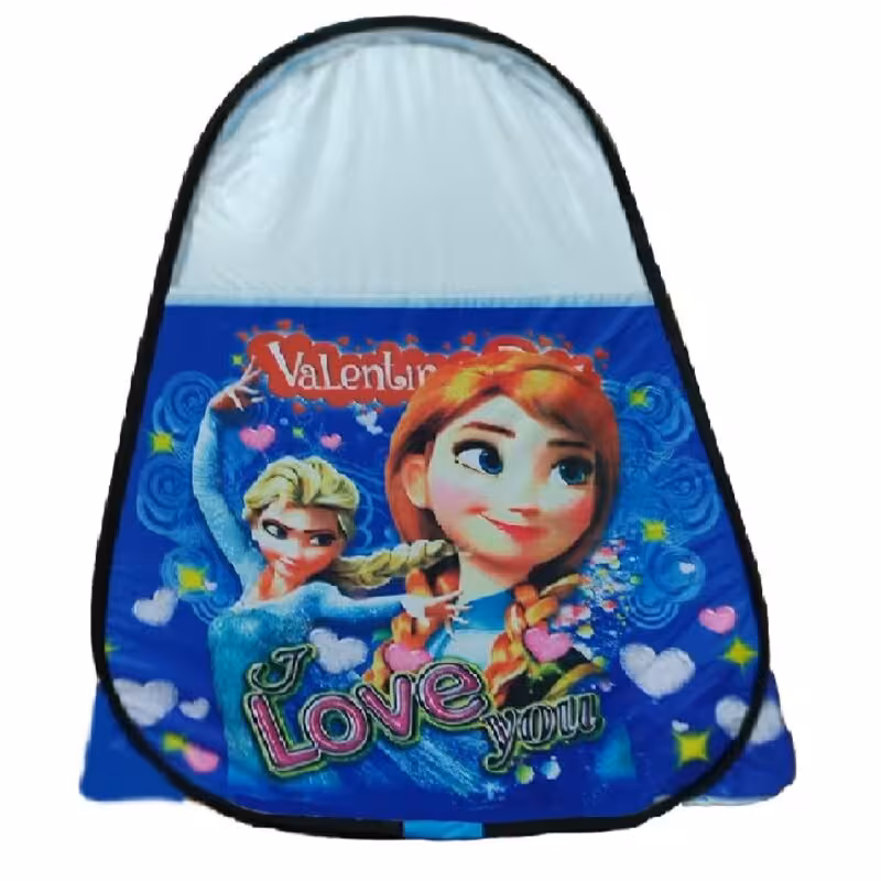 چادر کودک . چادر بازی . چادر بچه . کلبه کودک مدل فنری تاشو طرح فروزن کد1