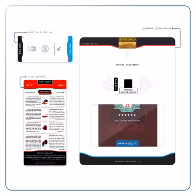 برچسب پوششی ماهوت مدل Liverpool مناسب برای تبلت سامسونگ Galaxy Tab A 8.0 2019 T290