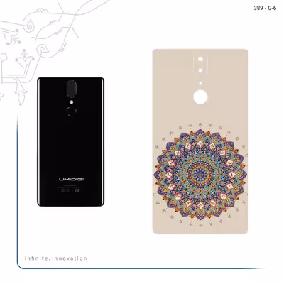 برچسب پوششی ماهوت مدل Art of Illumination 5 مناسب برای گوشی موبایل یومی Crystal