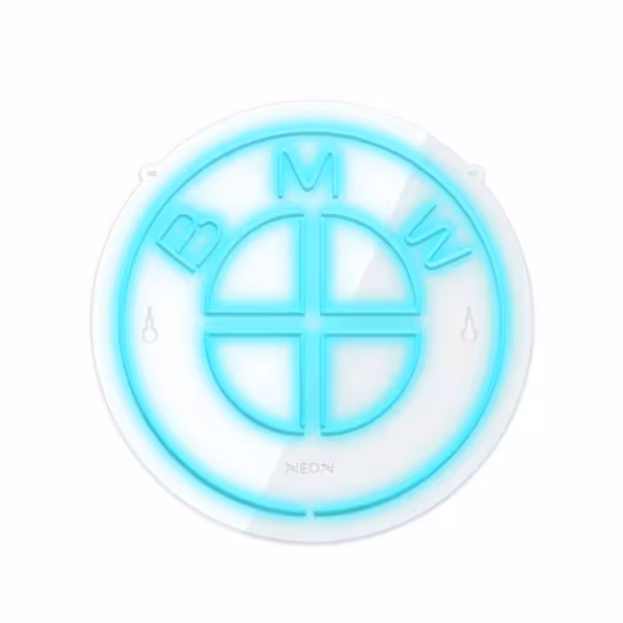 چراغ دیواری نئون دیزاین طرح Bmw_TBL