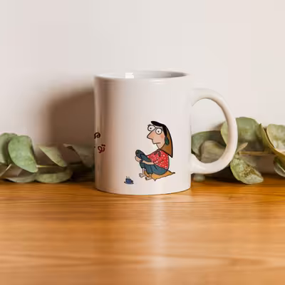 ماگ طرح تو لیوان چایت را بنوش مانیا جان