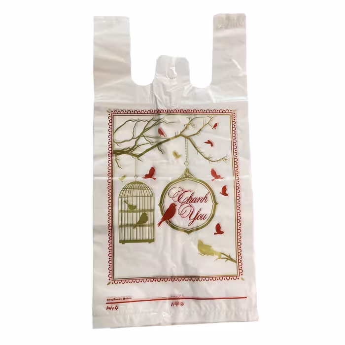 کیسه خرید مدل دسته دار 45.55 بسته 50 عددی