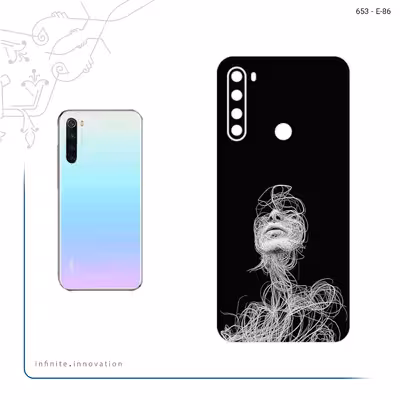 برچسب پوششی ماهوت مدل Strings Digital Art 2 مناسب برای گوشی موبایل شیائومی Redmi Note 8 2021