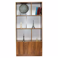 کتابخانه مدل 3 طبقه و کمددار IKE487