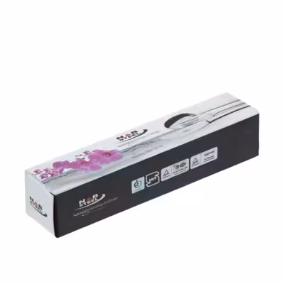 قاشق چای خوری ناب استیل مدل برلین سند بلاست مجموعه شش عددی