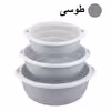 آبکش و آبگیر زیبا مدل ziba-850 مجموعه 6 عددی