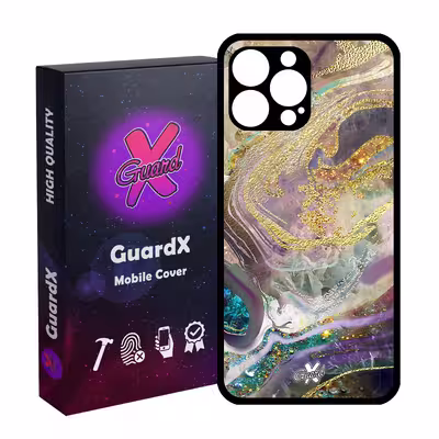 کاور گارد ایکس طرح ماربل مدل Glass10295 مناسب برای گوشی موبایل اپل iPhone 13 Pro Max