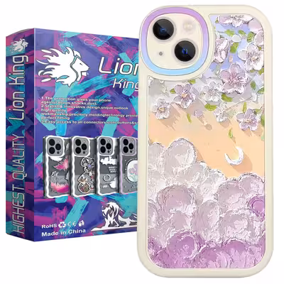 کاور لاین کینگ مدل tabiatbafsh مناسب برای گوشی موبایل   اپل IPhone 14