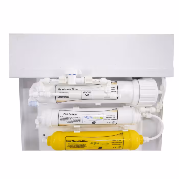 دستگاه تصفیه کننده آب آکوآ اسپرینگ مدل RO-S7-WZ 7020 به همراه مجموعه فیلتر بسته 4 عددی