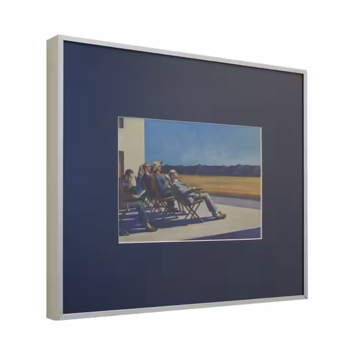 تابلو مدل نقاشی مردم در آفتاب