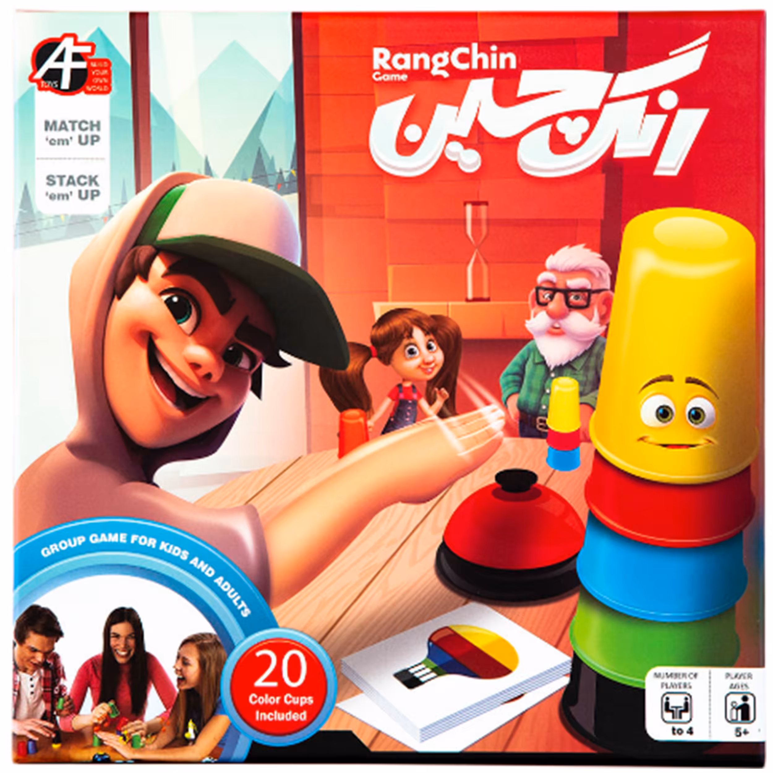 بازی فکری ای اف تویز مدل رنگ چین کد 015