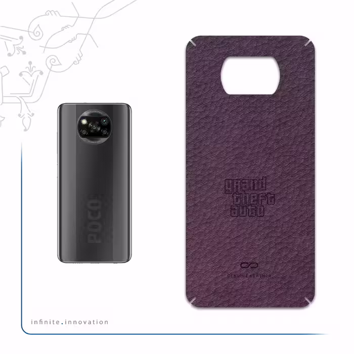 برچسب پوششی ماهوت مدل PL-GTA مناسب برای گوشی موبایل شیائومی Poco X3 NFC