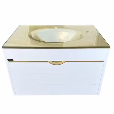 ست کابینت و روشویی سیتکا مدل GL-004/90 به همراه اینه و باکس