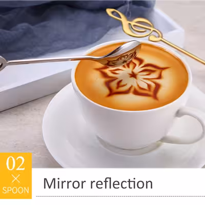 قاشق چای خوری مدل  موزیکال بسته 7 عددی