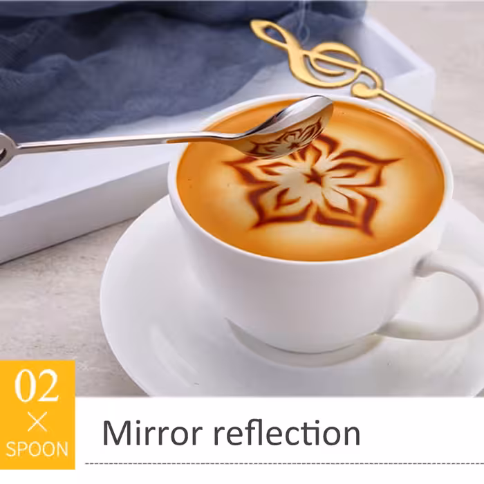 قاشق چای خوری مدل  موزیکال بسته 7 عددی