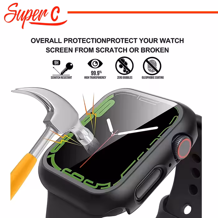 محافظ صفحه نمایش نانو سوپرسی مدل SRC مناسب برای ساعت هوشمند کیو سی وای GTC