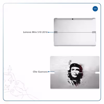 برچسب پوششی ماهوت مدل Che-Guevara مناسب برای تبلت لنوو Miix 510 2016