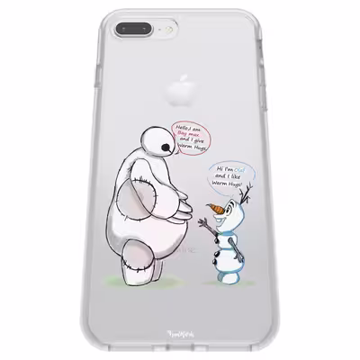 کاور طرح Olaf &amp; Baymax مناسب برای گوشی موبایل اپل iPhone 7 Plus / 8 Plus