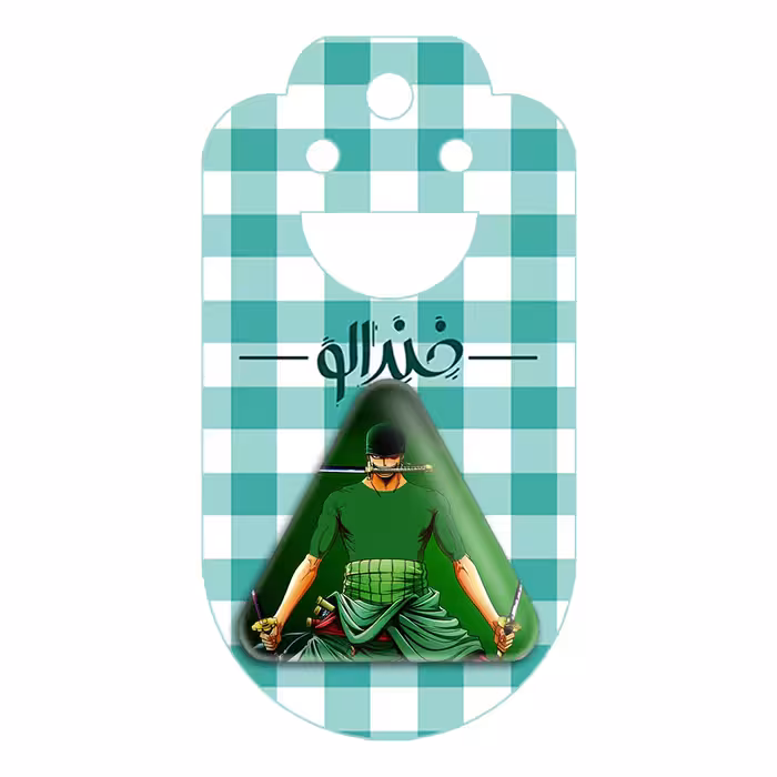 پیکسل خندالو طرح رورونا زورو انیمه وان پیس مدل مثلثی کد 11450