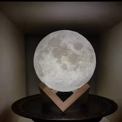 آباژور رومیزی مدل کره ماهL2