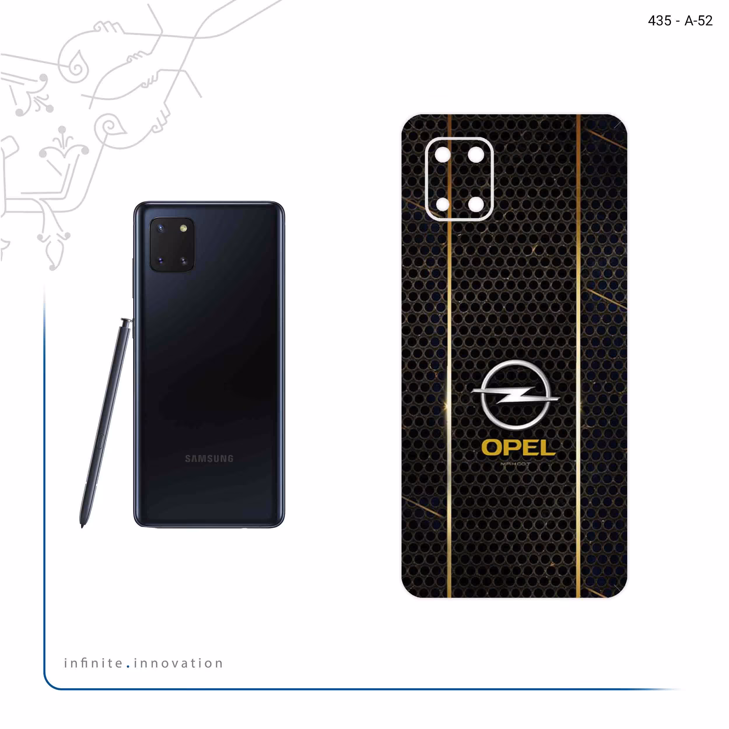 برچسب پوششی ماهوت مدل OPEL مناسب برای گوشی موبایل سامسونگ Galaxy Note 10 Lite